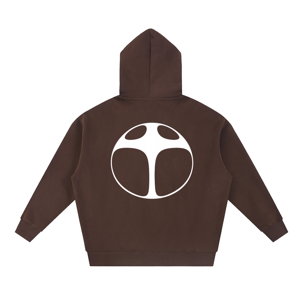 I WANT TO BE SOMETHING Cover Boxy Zip-up Hoodie