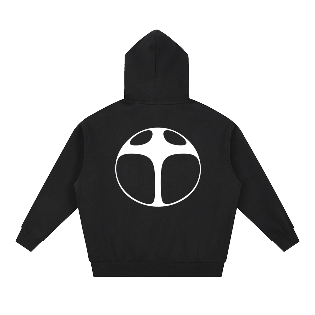 I WANT TO BE SOMETHING Cover Boxy Zip-up Hoodie